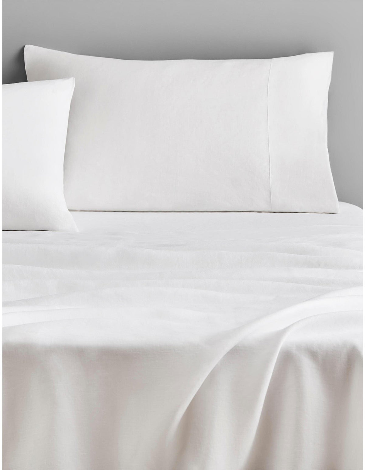 ABBOTSON PILLOWCASE PAIR IN WHITE