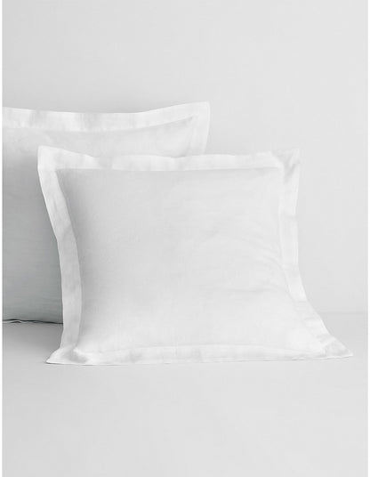 ABBOTSON EUROPEAN PILLOWCASE IN WHITE