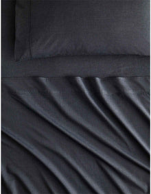 REILLY QUEEN FITTED SHEET IN CARBON