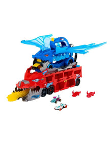 City Hot Wheels Ultimate Dual Dragon Transporter