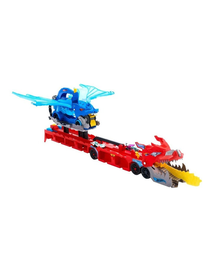 City Hot Wheels Ultimate Dual Dragon Transporter
