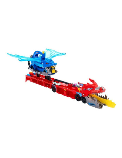 City Hot Wheels Ultimate Dual Dragon Transporter