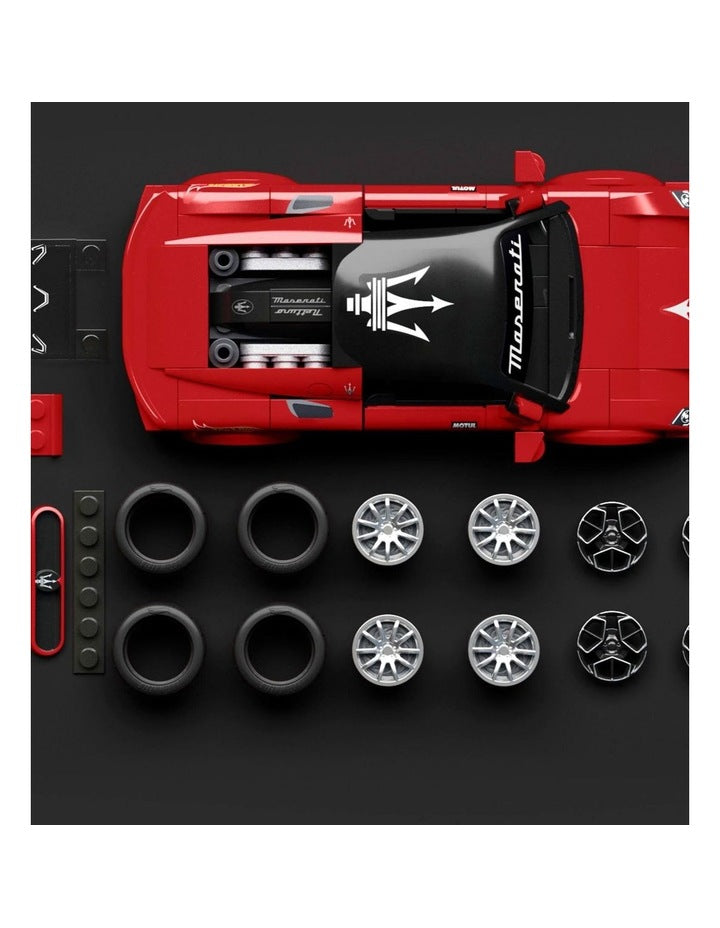 Mattel Brick Shop Maserati MC20 Building Toy Kit
