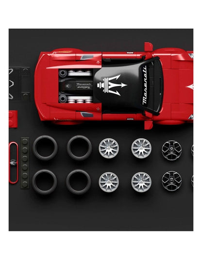 Mattel Brick Shop Maserati MC20 Building Toy Kit