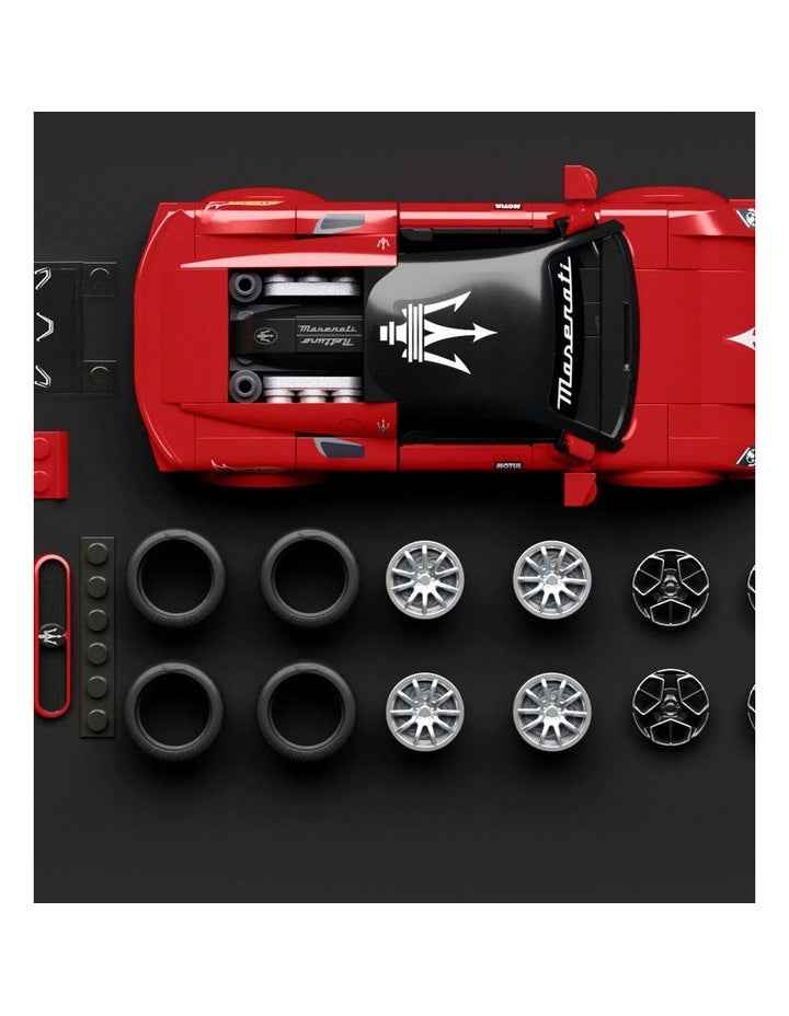 Mattel Brick Shop Maserati MC20 Building Toy Kit