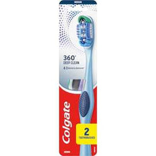 Colgate 360 Deep Clean Toothbrush Medium Value 2 pack