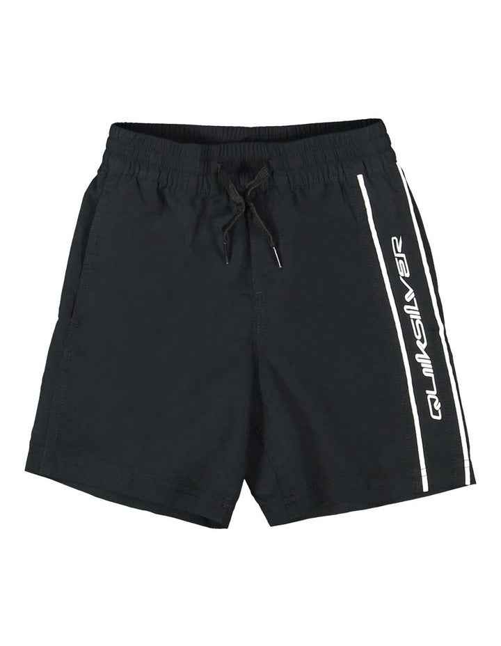 Vert Volley 13 Inch Swim Shorts in Black
