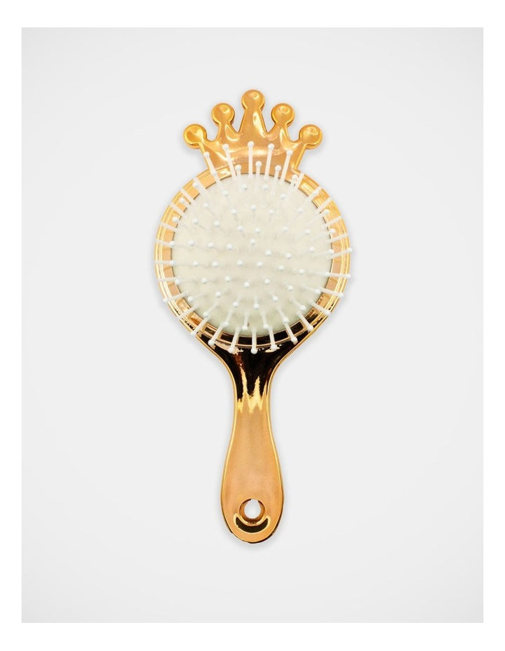 Crown Hairbrush in Rose Gold