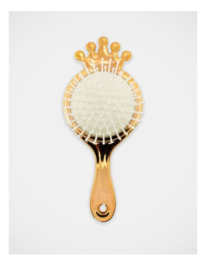 Crown Hairbrush in Rose Gold