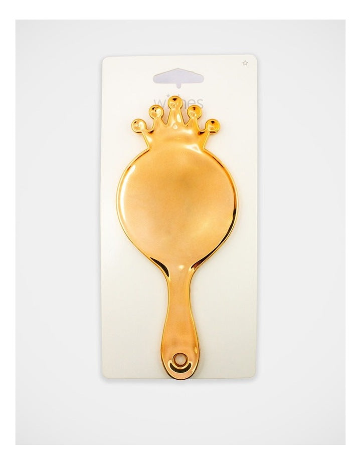 Crown Hairbrush in Rose Gold