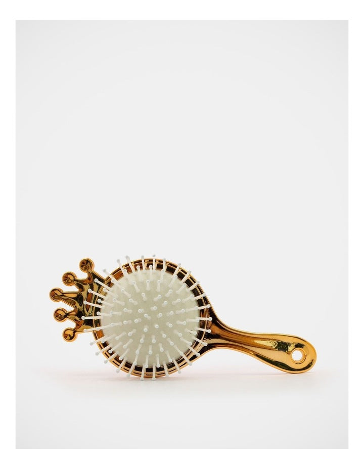 Crown Hairbrush in Rose Gold