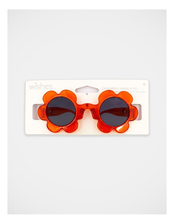 Flower Shaped Sunglasses in Red