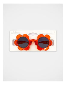 Flower Shaped Sunglasses in Red