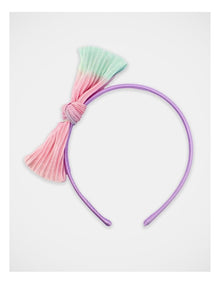 Bow Satin Aliceband in Multi