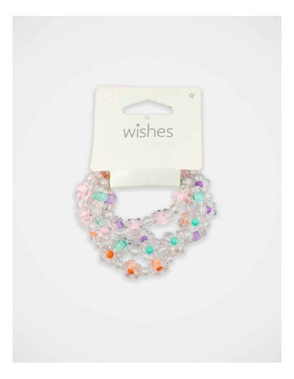 Flower Bracelet 4 Pack in Multi