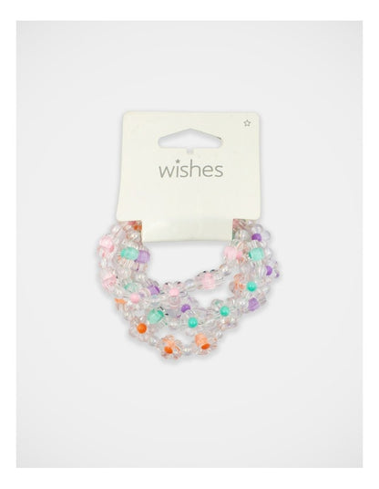 Flower Bracelet 4 Pack in Multi