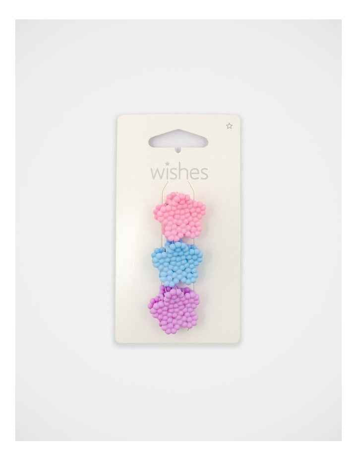 Mini Flower Claw Clip 3Pack in Multi