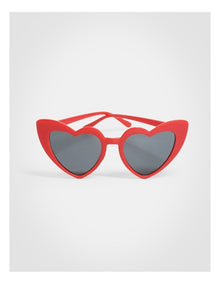 Heart Sunglasses in Red