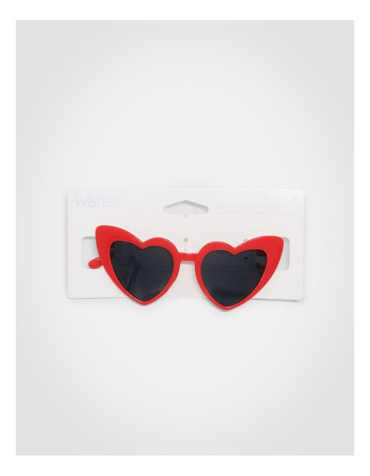 Heart Sunglasses in Red