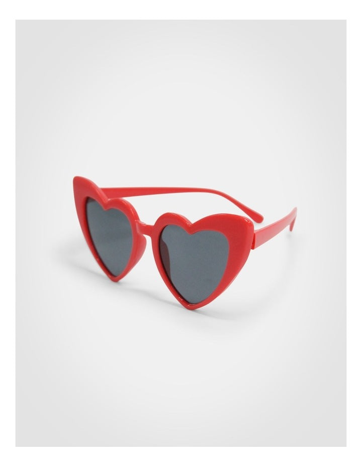 Heart Sunglasses in Red