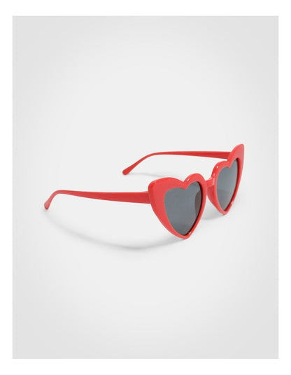 Heart Sunglasses in Red