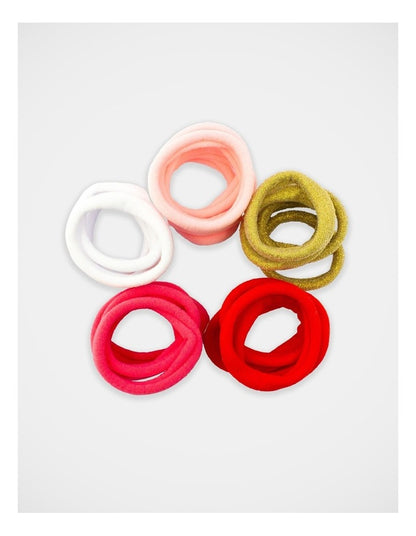 Nylon Hairtie 25 Pack in Multi