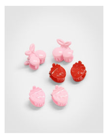 Cherry Mini Claw 6 Pack in Multi