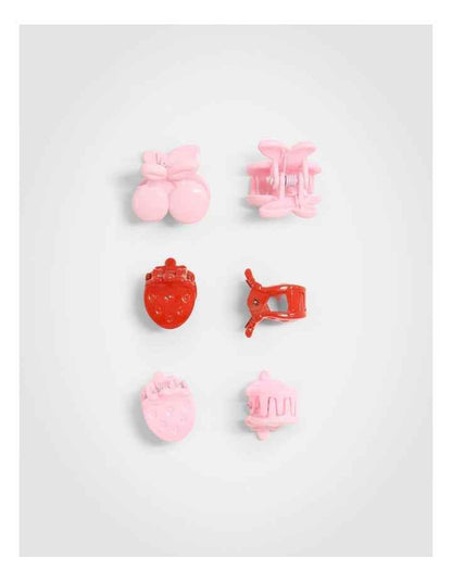 Cherry Mini Claw 6 Pack in Multi