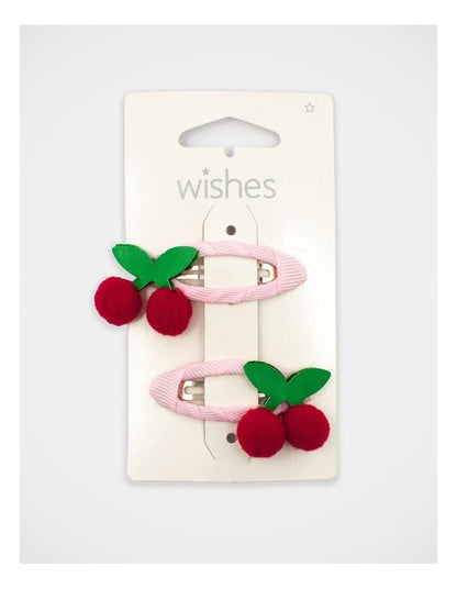 Cherry Snapclip 2 Pack in Multi