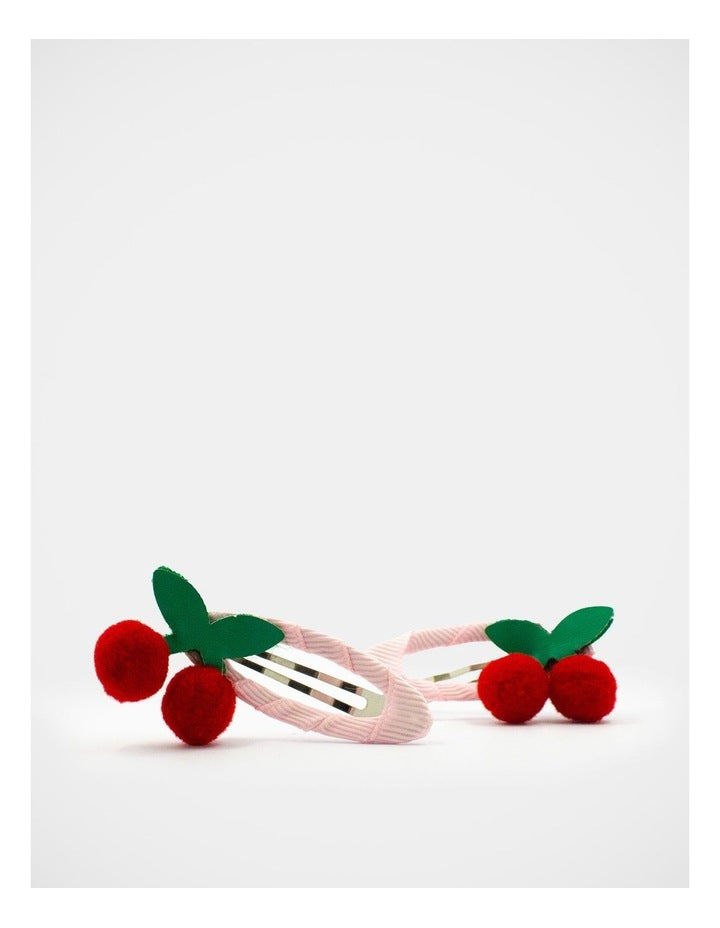 Cherry Snapclip 2 Pack in Multi