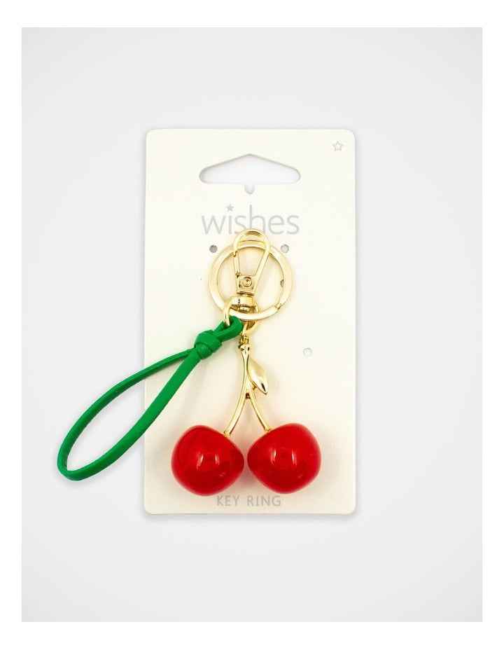 Cherry Keyring in Multi
