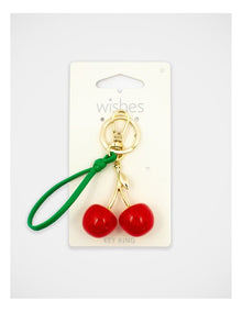 Cherry Keyring in Multi