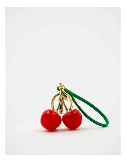 Cherry Keyring in Multi