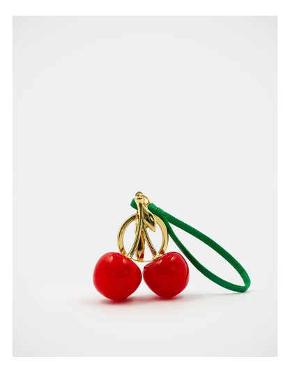 Cherry Keyring in Multi