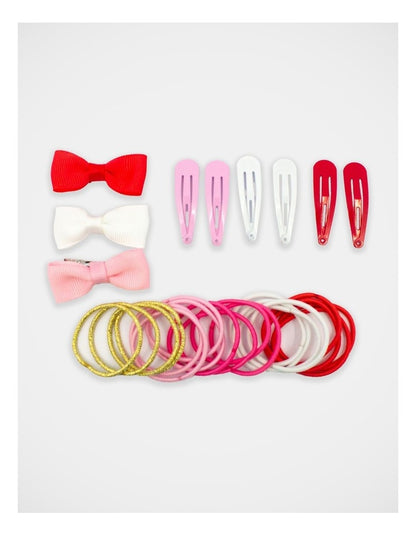 Snapclip and Hairties Set in Multi