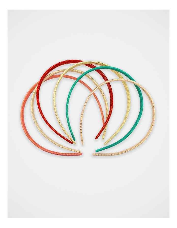 Aliceband Pack of 6 in Multi