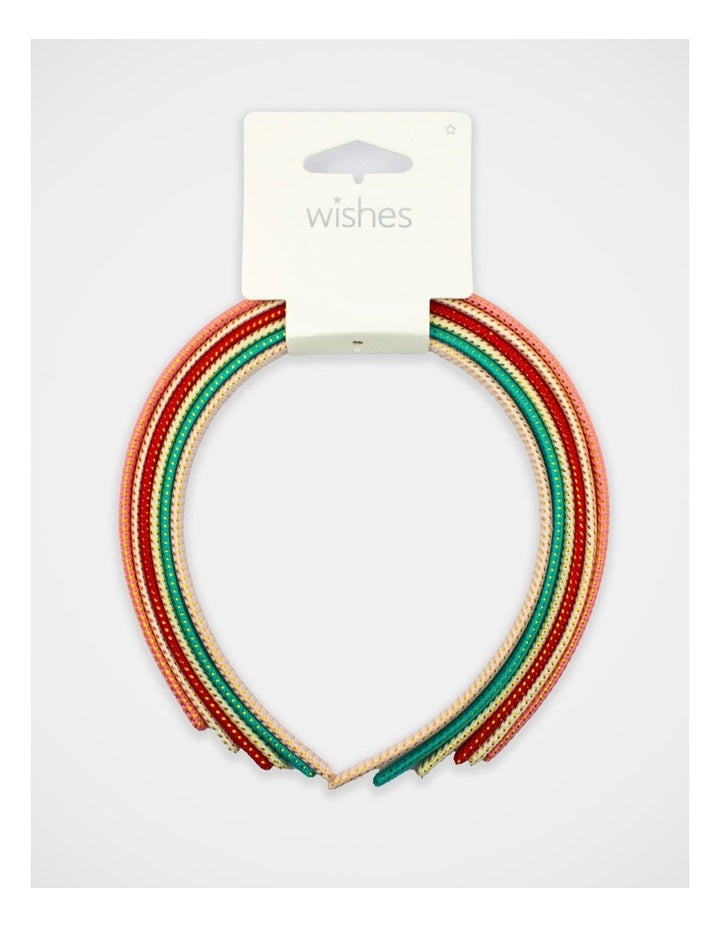 Aliceband Pack of 6 in Multi