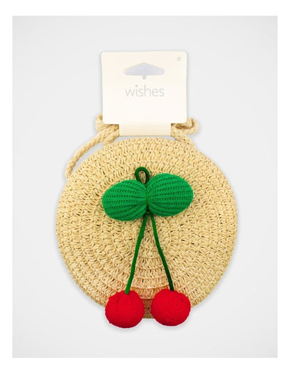 Round Cherry Cross Body Bag in Multi