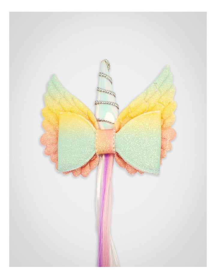 Unicorn Faux Hair Clip in Multi