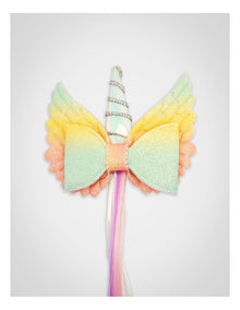 Unicorn Faux Hair Clip in Multi