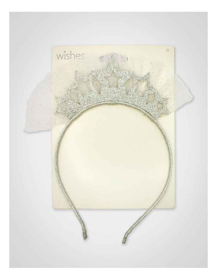Glitter Star Aliceband in Silver