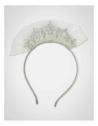 Glitter Star Aliceband in Silver