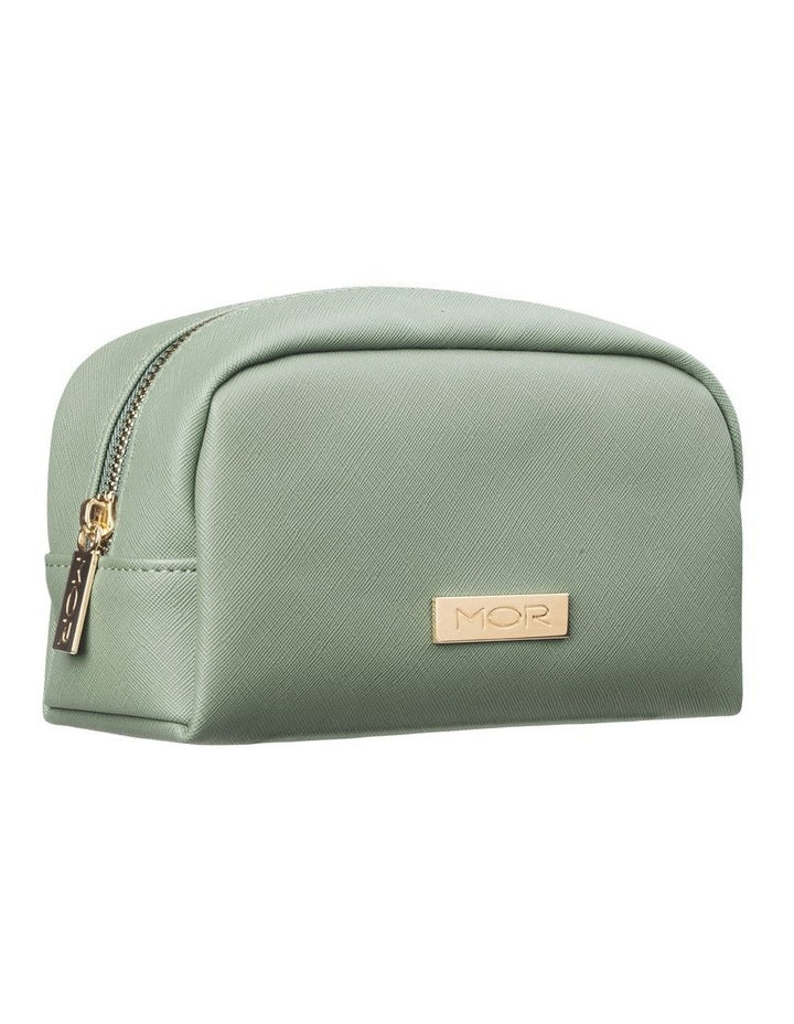 Capri Beauty Pouch in Textured Sage