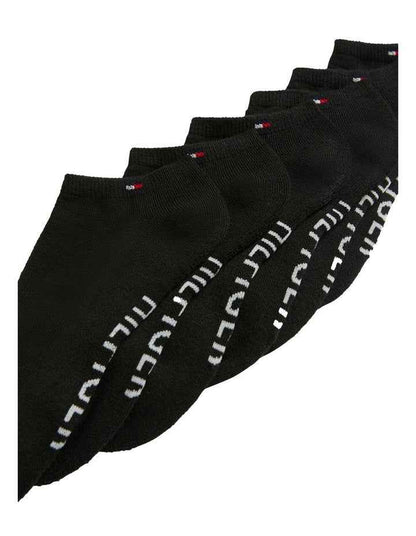 Athletic No Show Sport Socks 6-Pack in Black