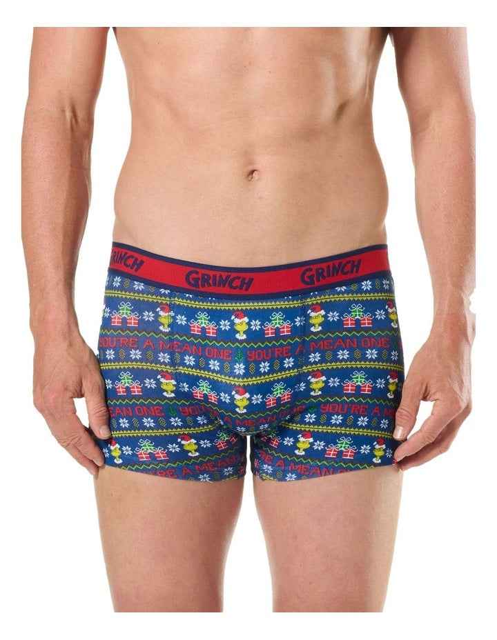 Mean One Cotton Stretch Trunk in Blue