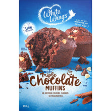 White Wings Muffin Mix Triple Chocolate 550g