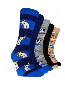 Summer Animals Socks Pack Of 5 in Multi