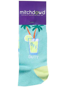 Off Duty Bamboo Socks in Blue