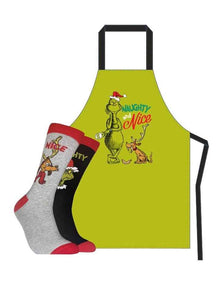 Apron And Sock Gift Pack in Multi