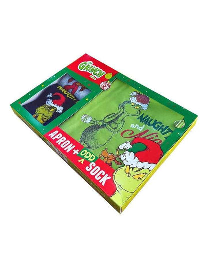 Apron And Sock Gift Pack in Multi